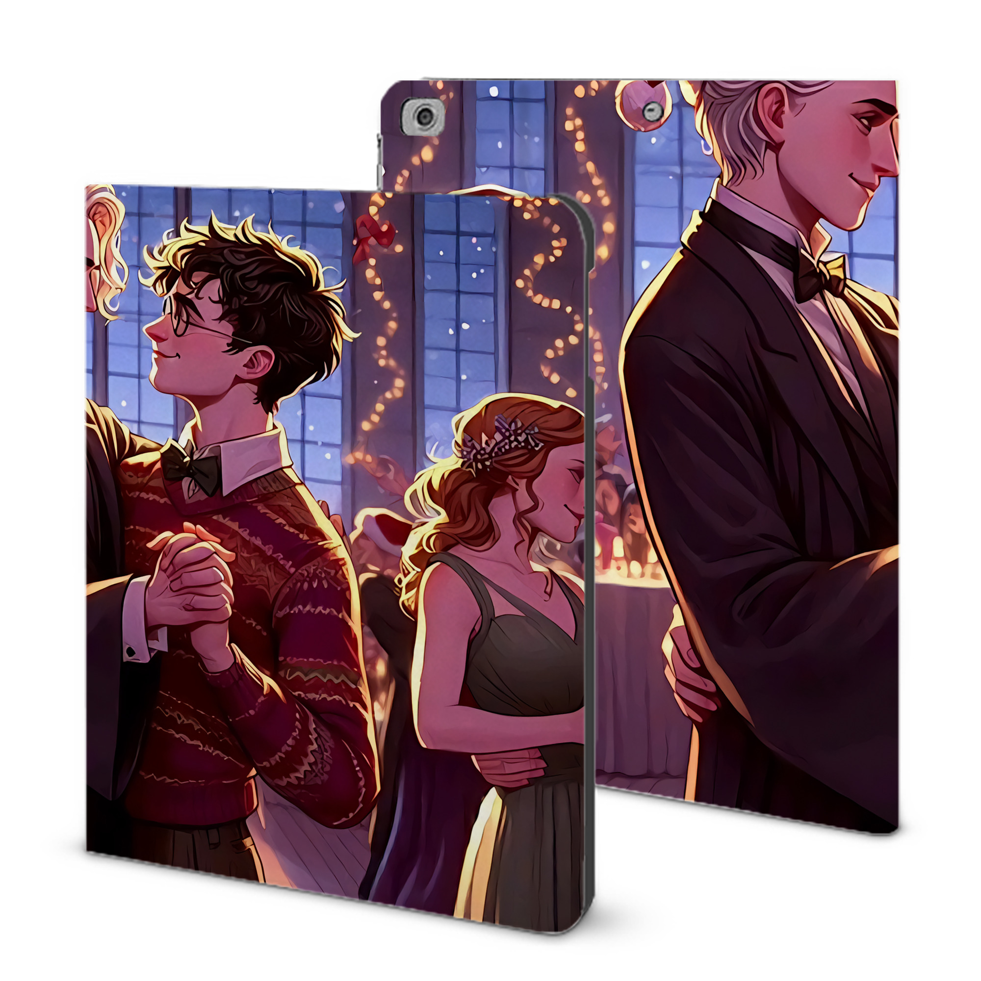 （画像用） Harry Potter ハリー・ポッターシリーズ IPad ケース ブック型 PUレザー TPU 耐衝撃 軽量 薄型 ペン収納なし 全面保護 IPad 各モデル対応